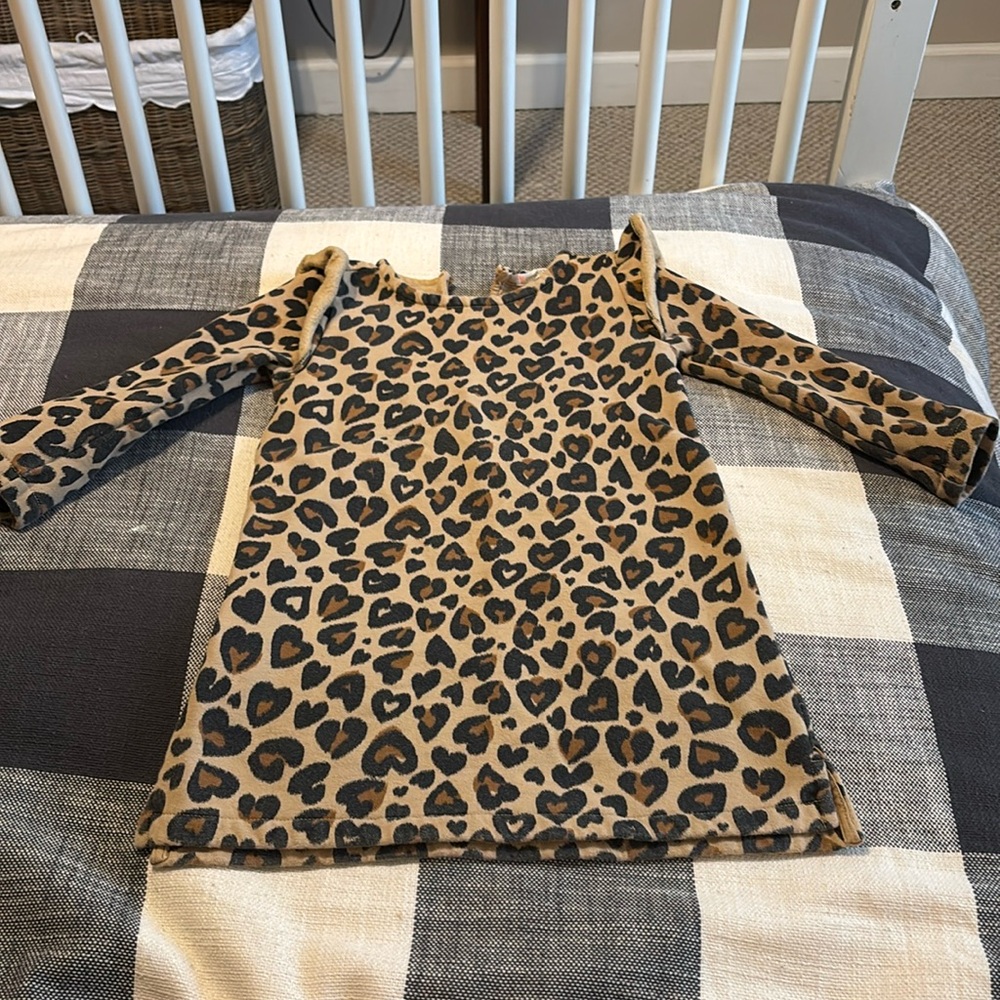 Kid's Crewcuts Leopard Print Dress